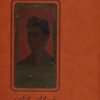 دفتر خط دار عسلي (طرح FRIDA KAHLO،كد 293)،(چرم،لب طلايي،پلاكدار)